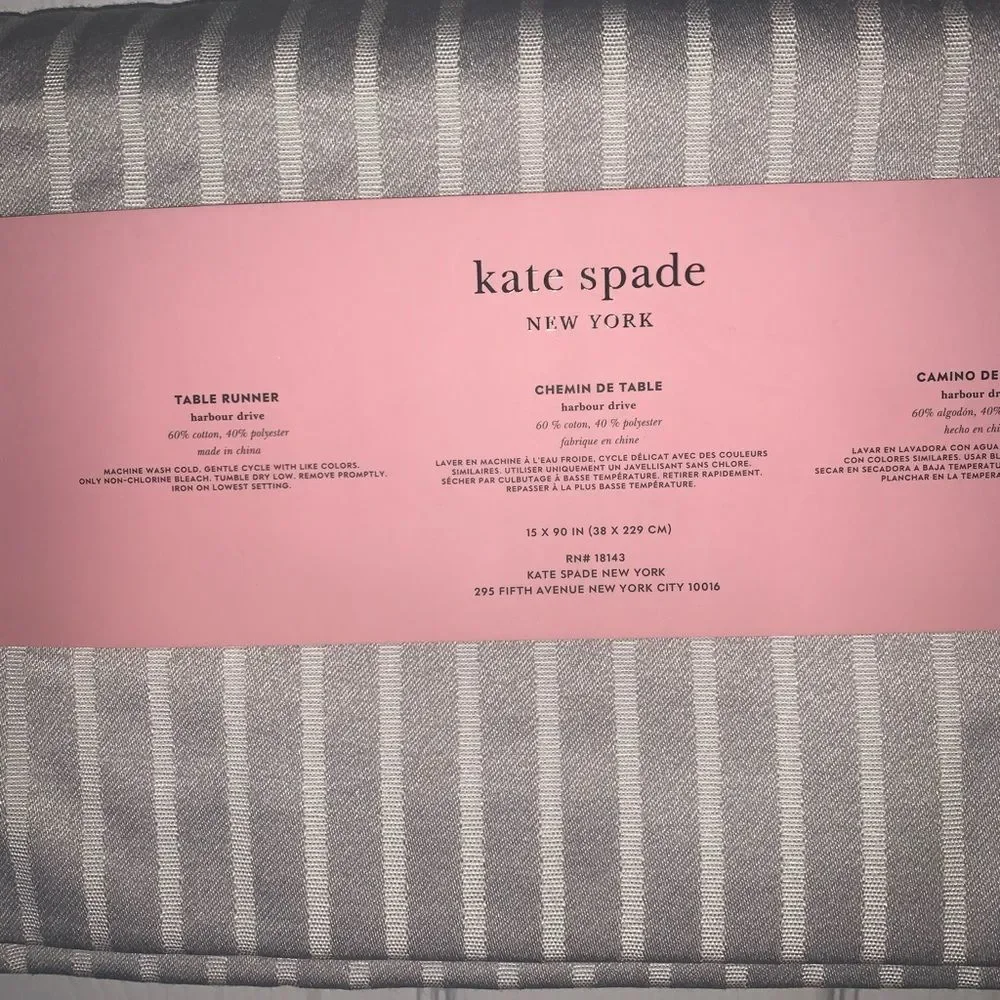 NWT Harbour Drive Kate Spade Table Runner
